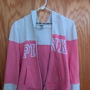 zippered sweatshirt from PINK